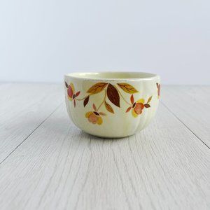 Adorable “Hall's Superior Quality Kitchenware” Autumn Leaf Custard Cup